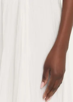 VinceCrinkled Plissé Cotton-Blend Maxi Skirt