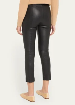 VinceCropped Leather Leggings