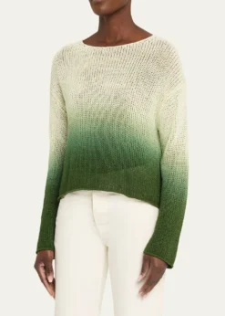 VinceDip-Dye Cotton Sweater