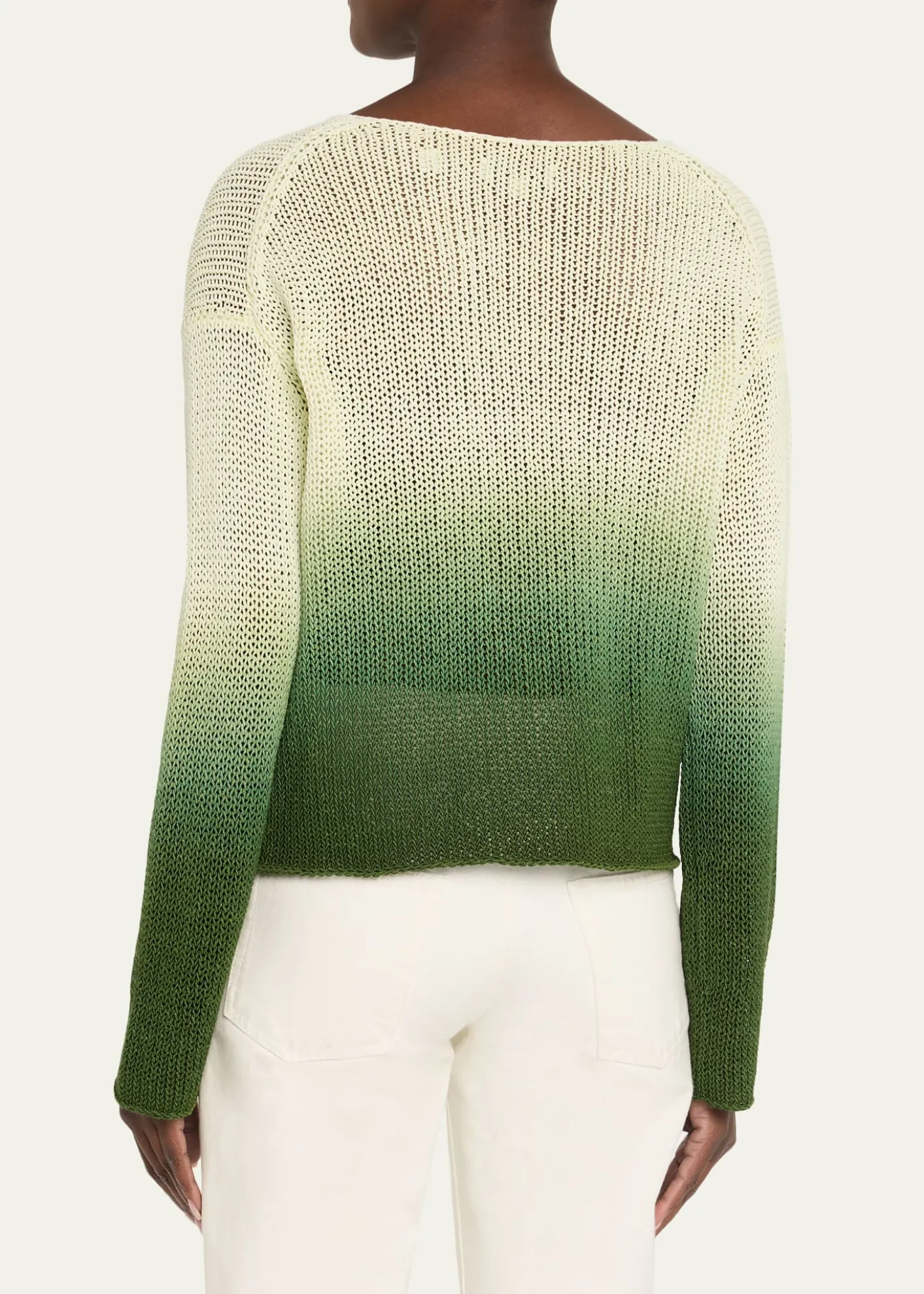 VinceDip-Dye Cotton Sweater