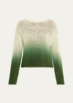 VinceDip-Dye Cotton Sweater