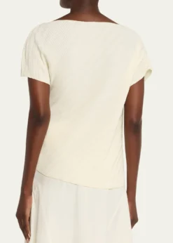 VinceDirectional Pleated Top
