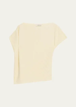 VinceDirectional Pleated Top