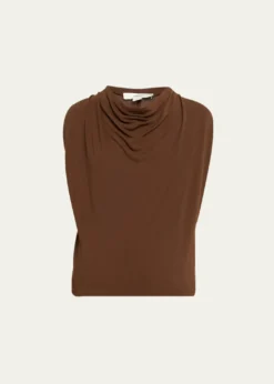 VinceDraped Cowl-Neck Top