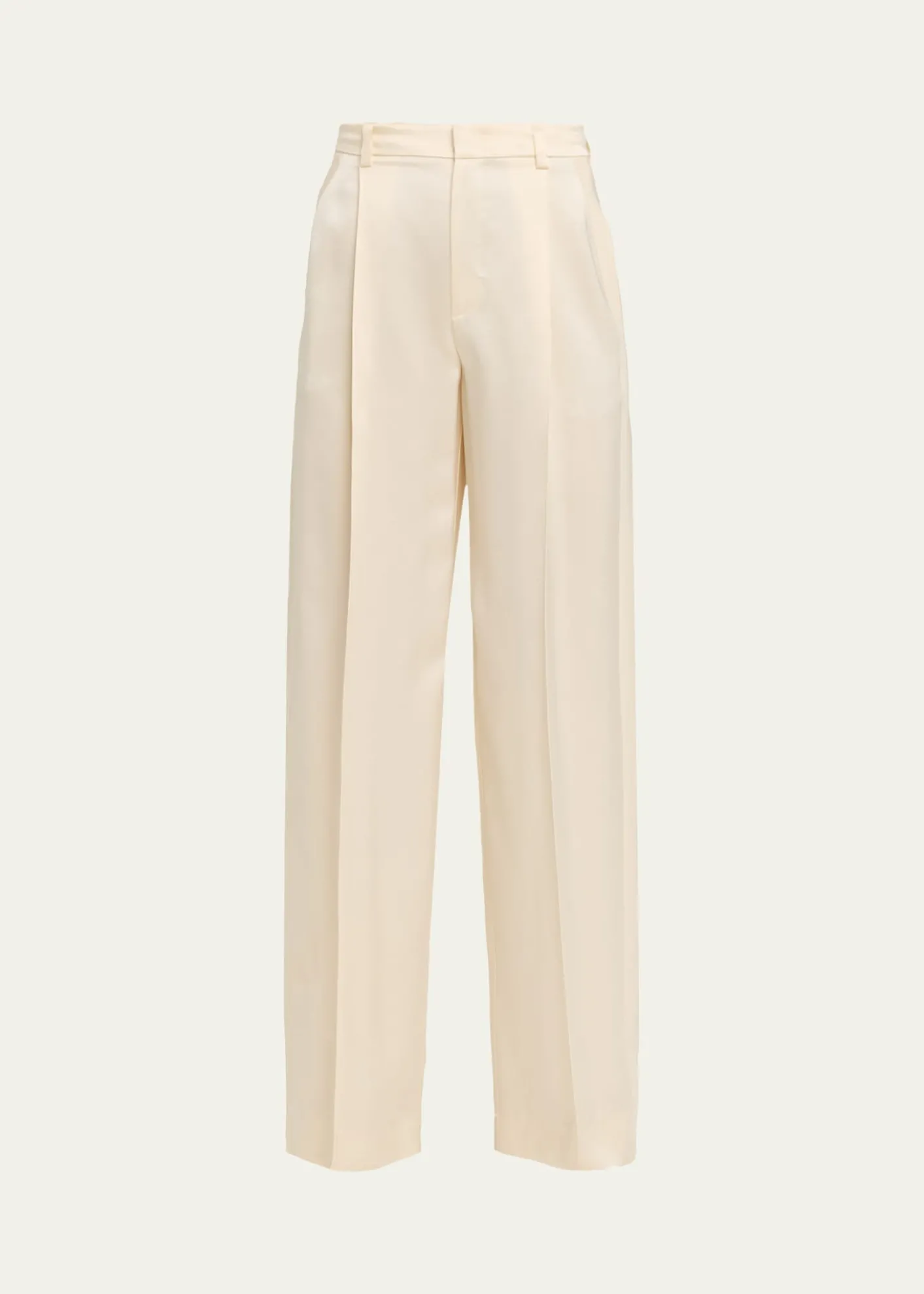 VinceHigh-Rise Satin Trousers