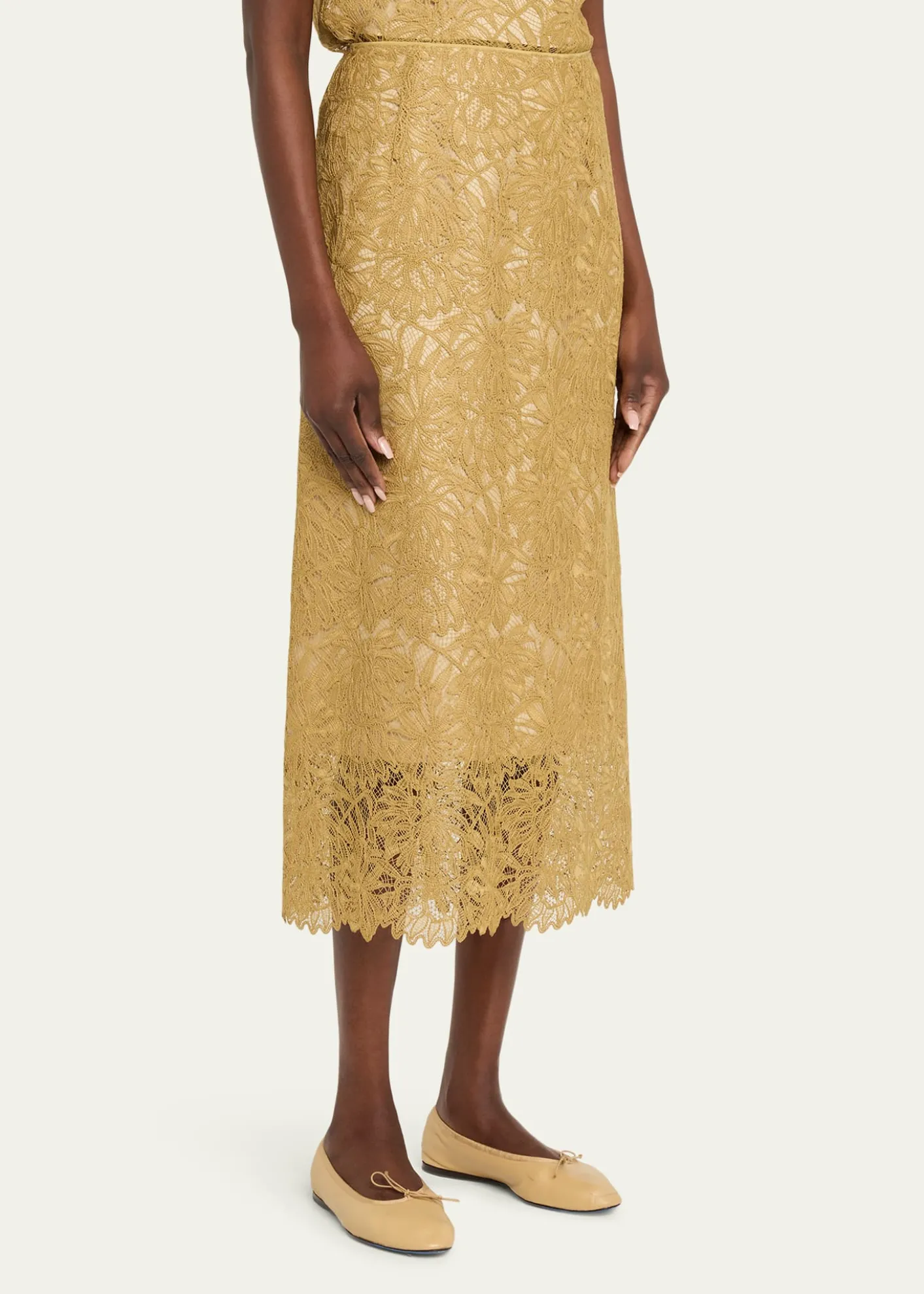 VinceLace Slip Skirt