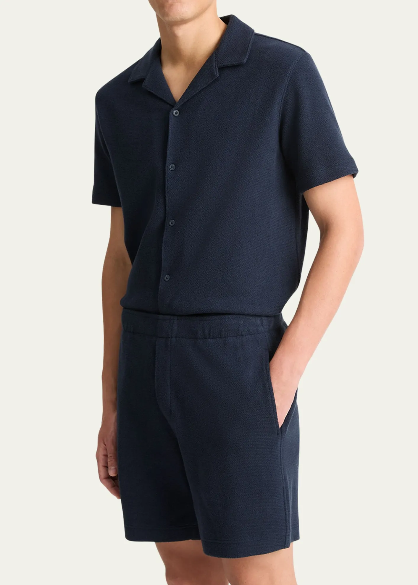 VinceMen's Boucle Pull-On Shorts