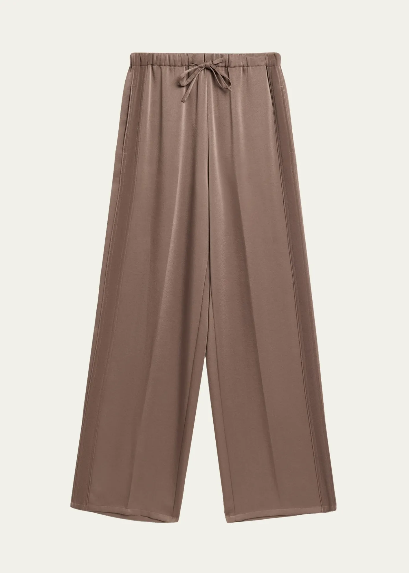 VinceMid-Rise Shiny Drawstring Sweatpants