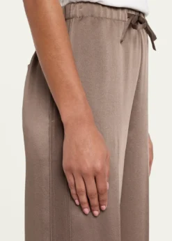 VinceMid-Rise Shiny Drawstring Sweatpants