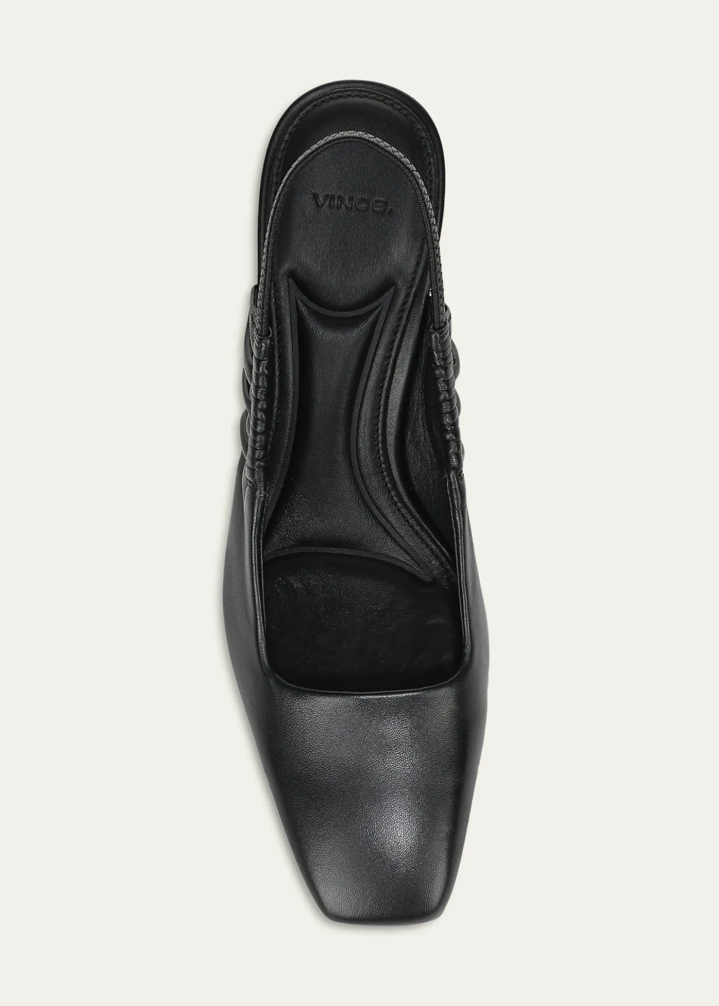 Vince65mm Venice Leather Slingback Pumps