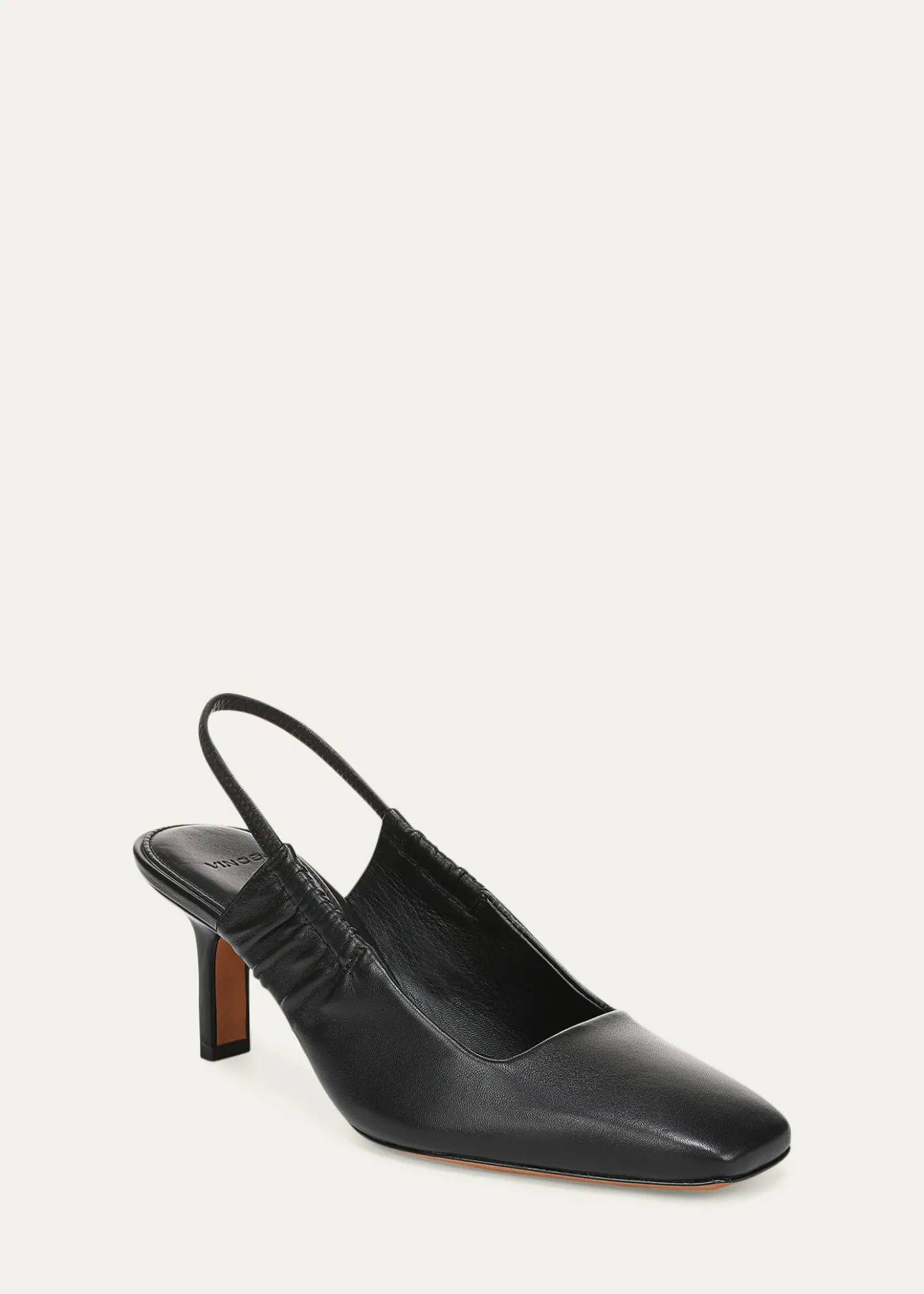 Vince65mm Venice Leather Slingback Pumps