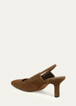 Vince65mm Venice Suede Slingback Pumps