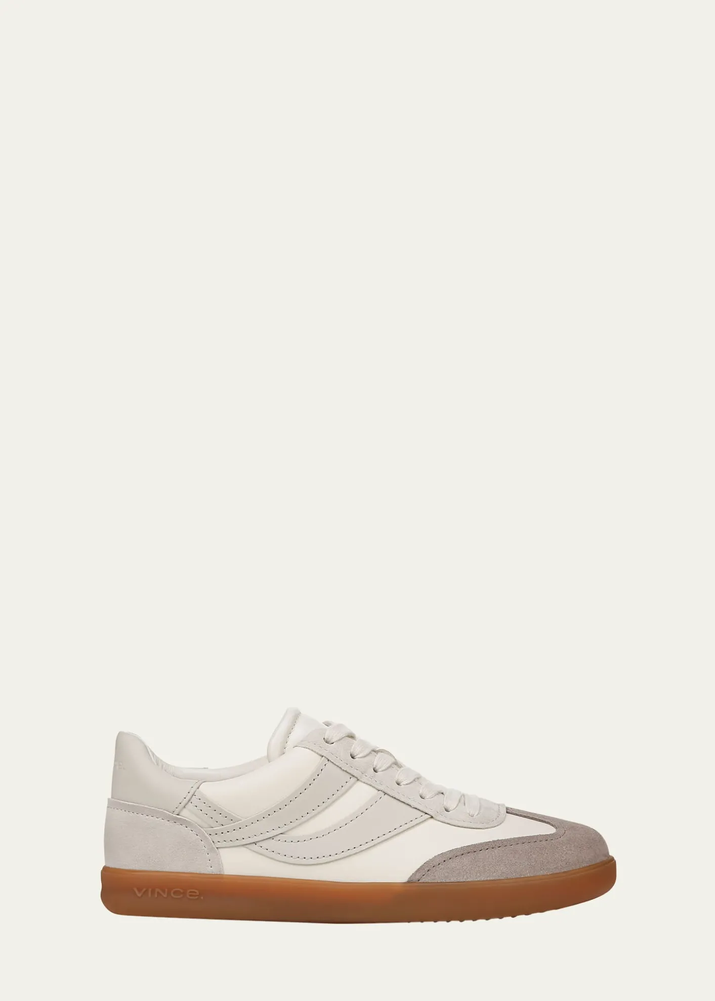 VinceOasis Mixed Leather Retro Sneakers
