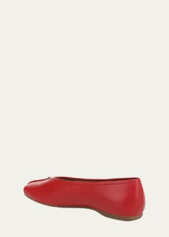 VinceOri Leather Ballet Flats