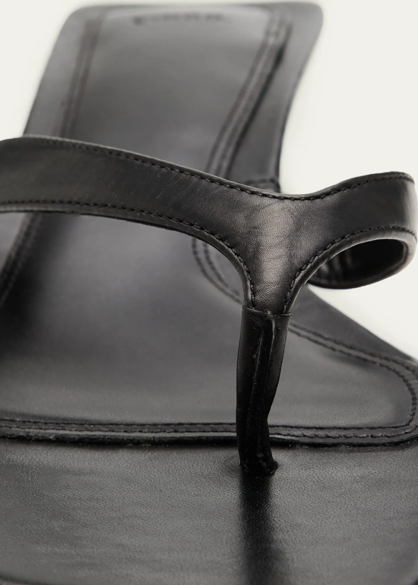 VinceSan Juan Leather Heeled Thong Sandals