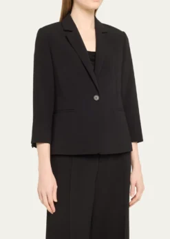 VinceShrunken Bracelet-Sleeve Blazer