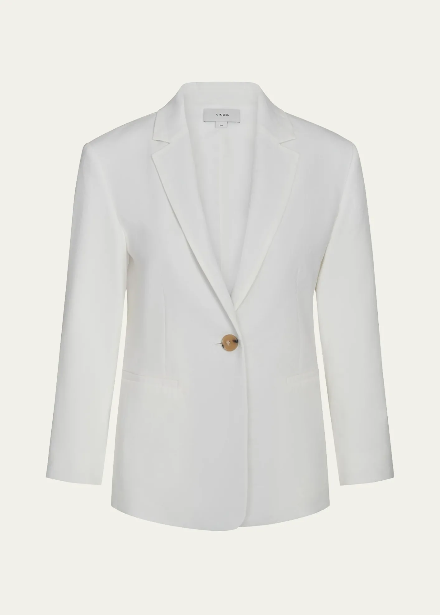 VinceShrunken Linen Blazer