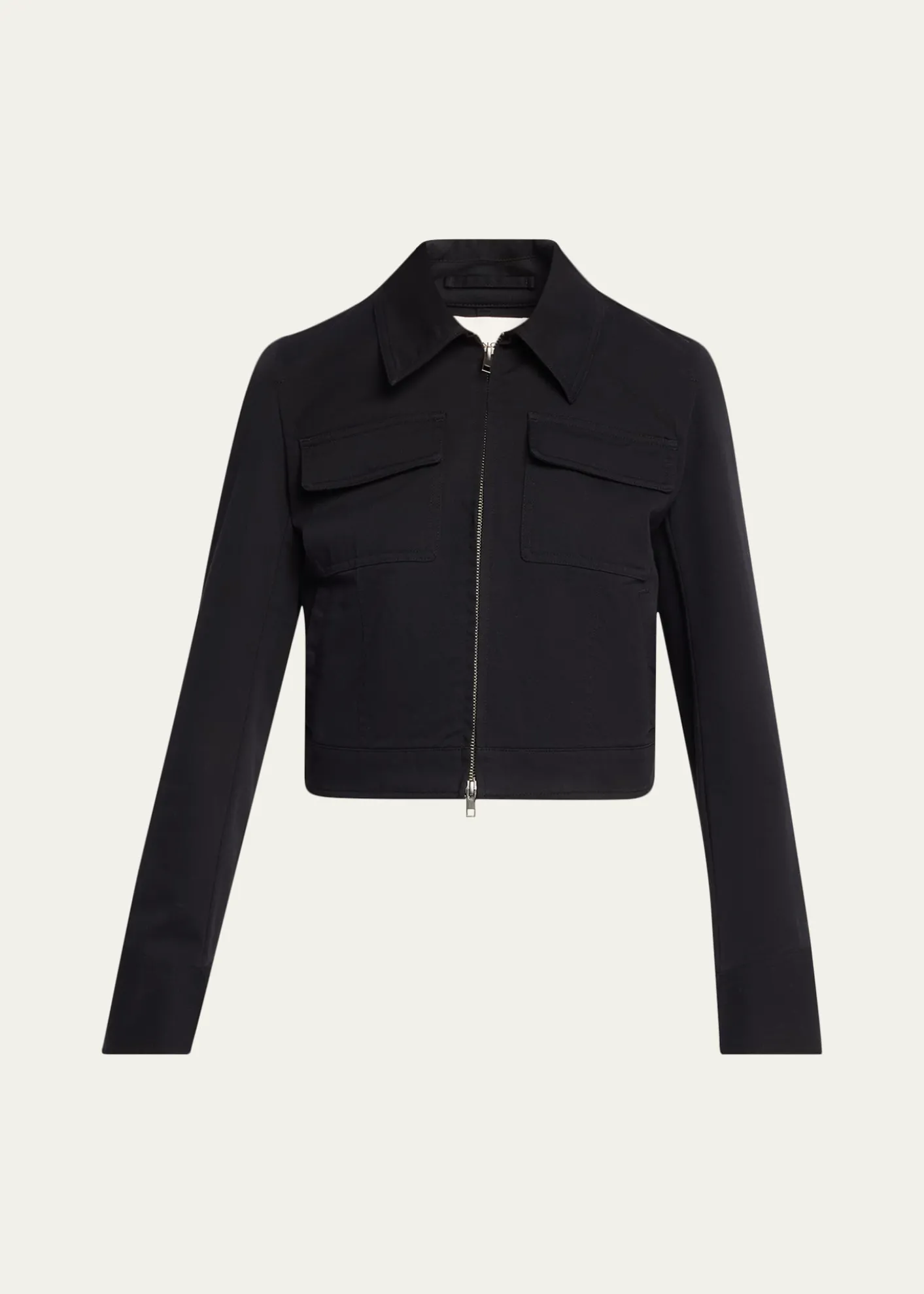VinceShrunken Stretch Cotton Jacket