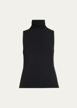 VinceSleeveless Turtleneck Top
