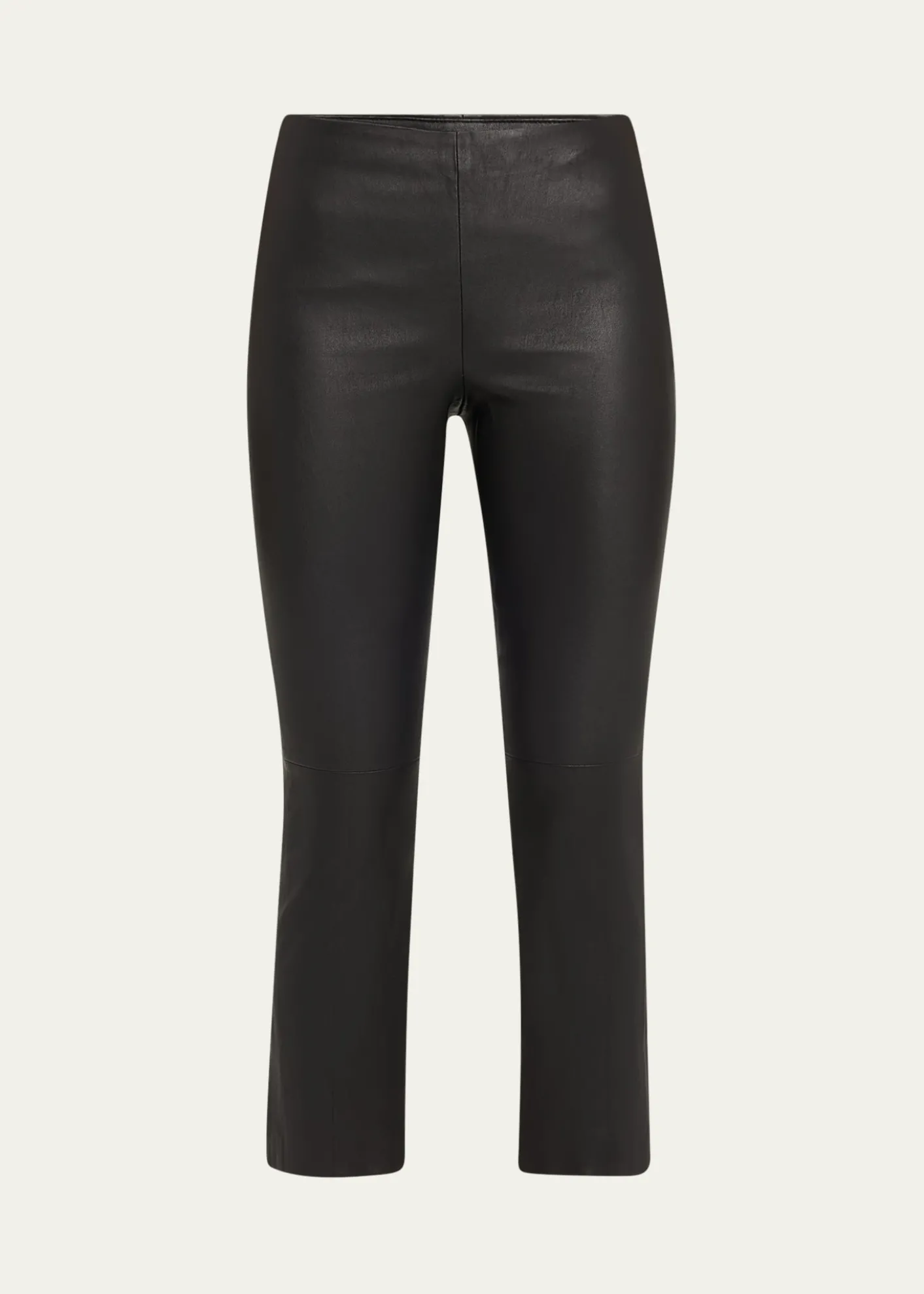 VinceSlim Cropped Leather Pants