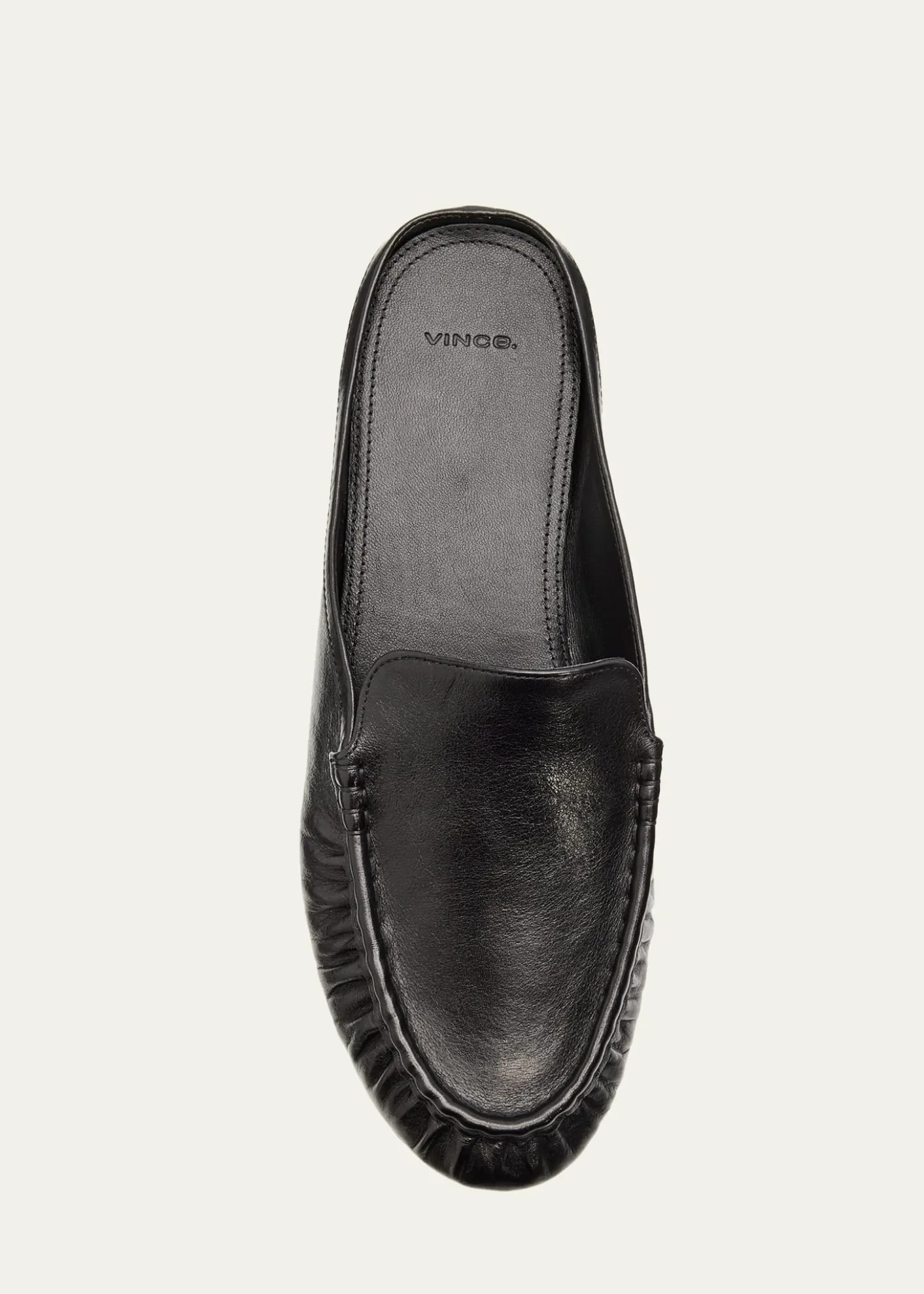VinceTevin Leather Loafer Mules