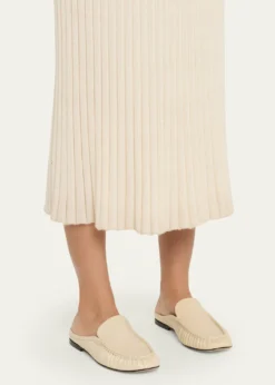 VinceTevin Leather Loafer Mules