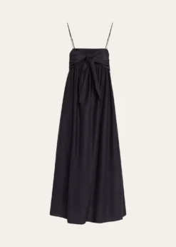 VinceTie-Front Cotton Maxi Dress
