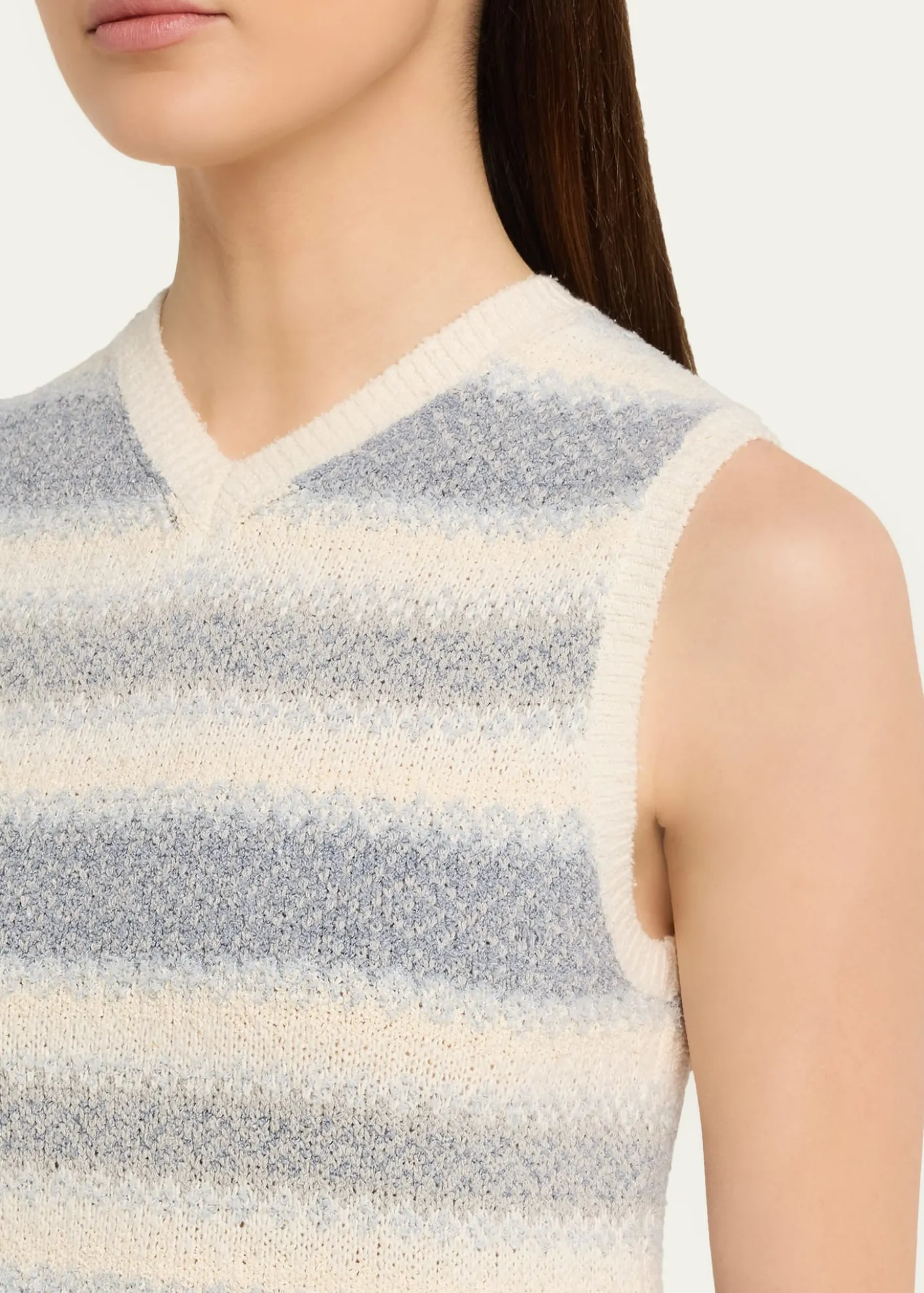 VinceV-Neck Knit Summer Sweater Vest