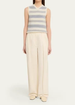 VinceV-Neck Knit Summer Sweater Vest