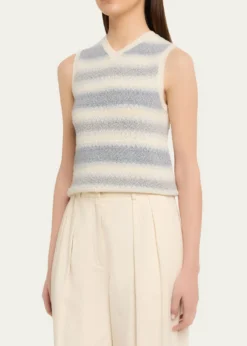 VinceV-Neck Knit Summer Sweater Vest