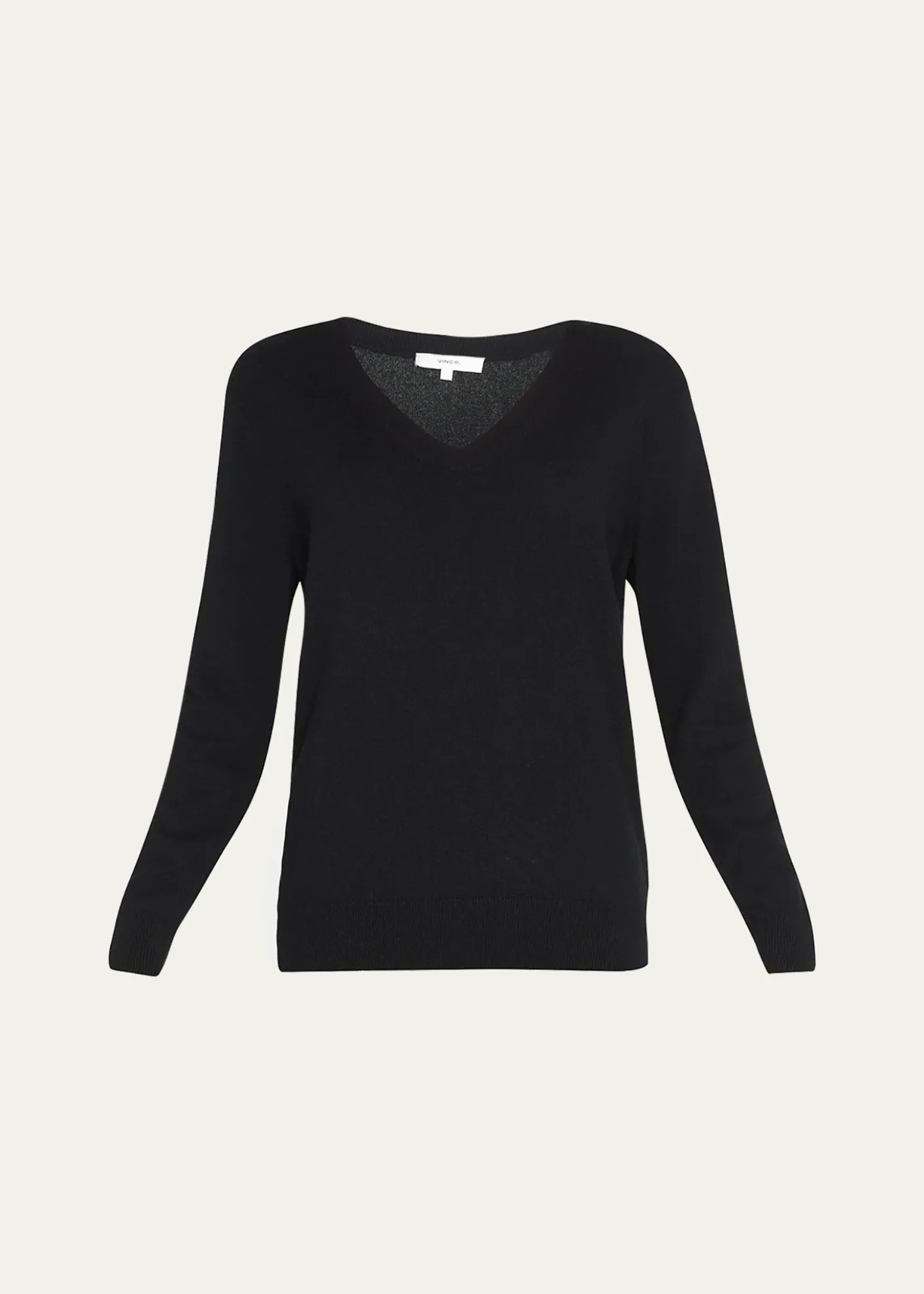 VinceWeekend V-Neck Cashmere Pullover Sweater