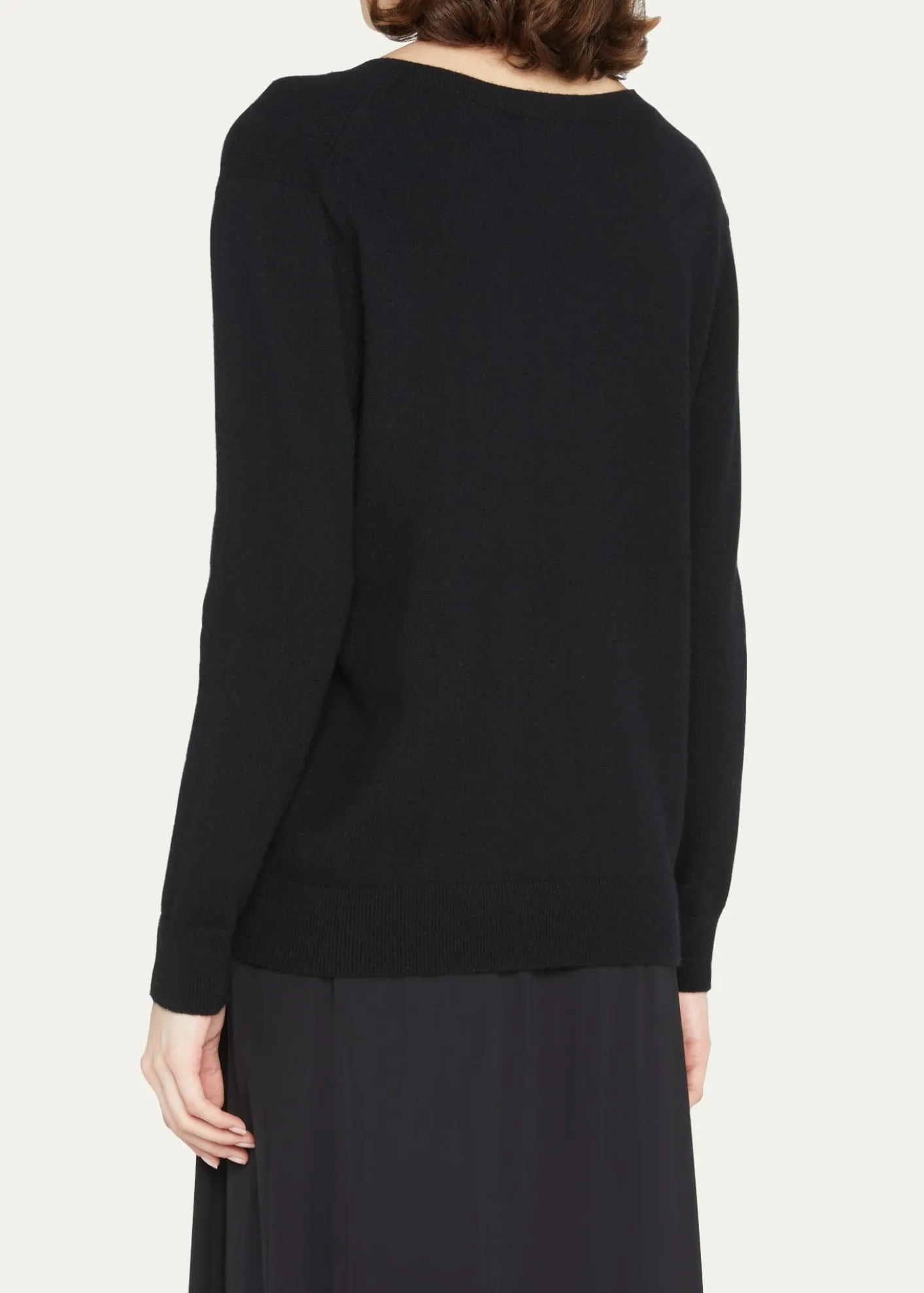 VinceWeekend V-Neck Cashmere Pullover Sweater