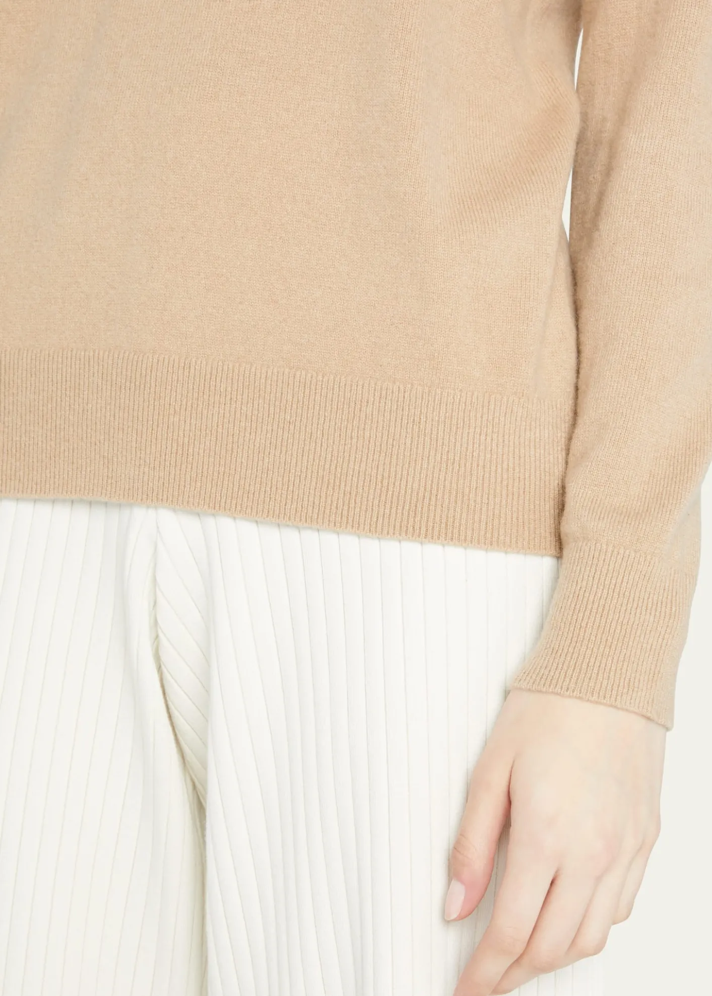 VinceWeekend V-Neck Cashmere Pullover Sweater