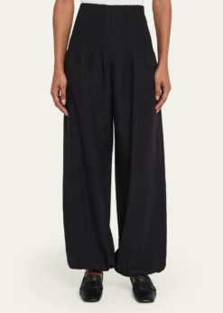 VinceWide-Leg Pintuck Pants