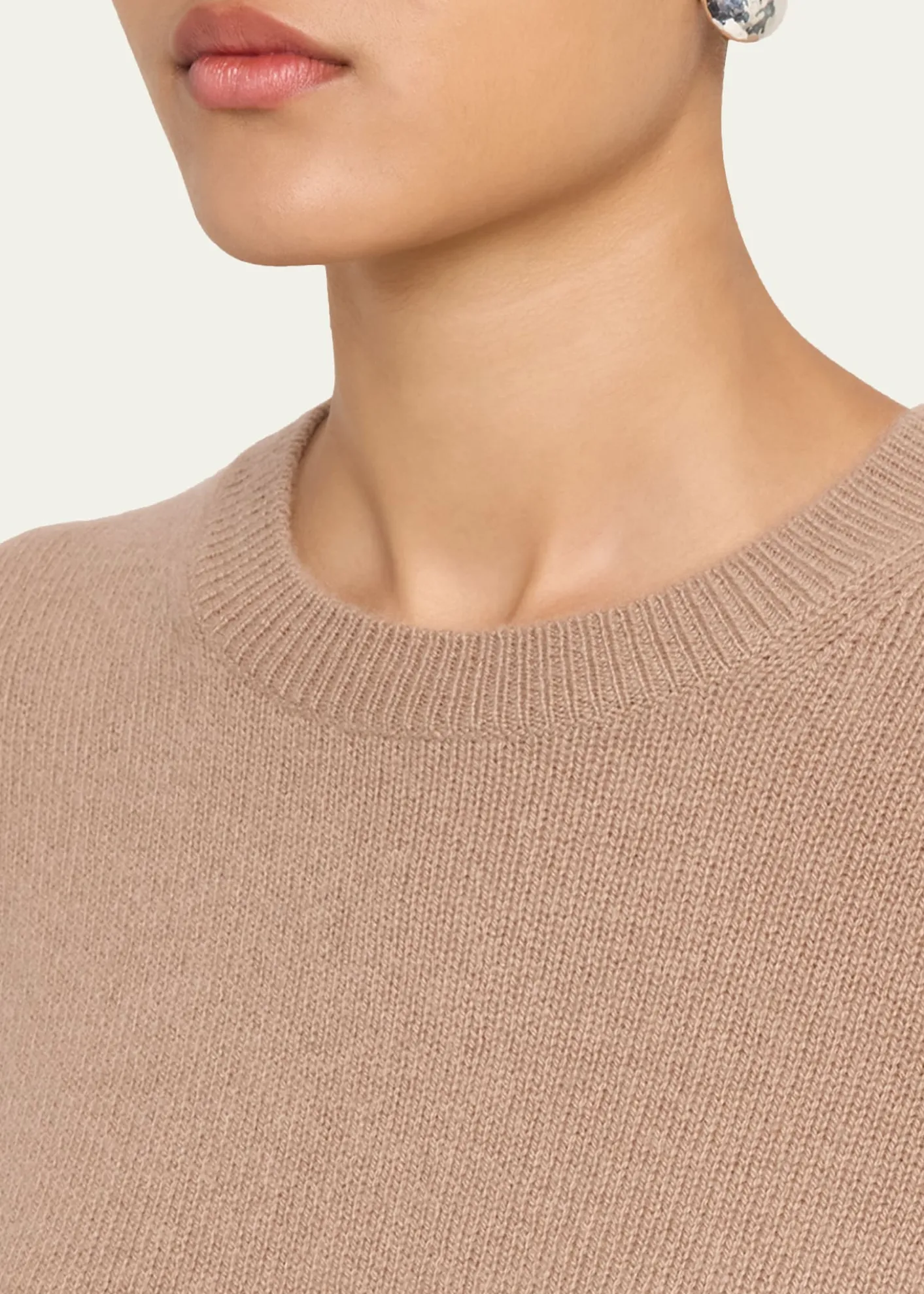 VinceWool & Cashmere Short-Sleeve Sweater