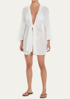 VixSolid Perola Knot Short Coverup