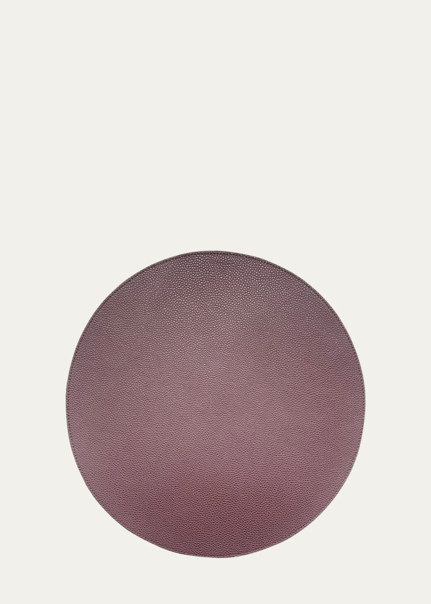 Von Gern HomeFaux Leather Round Reversible Placemat