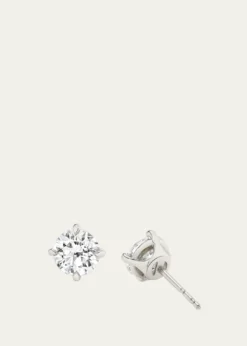 VRAIBrilliant Round Solitaire Lab Created/VRAI Created Diamond Stud Earrings
