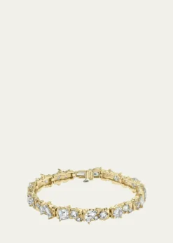 VRAI14K Gold Unity Lab Grown Diamond Bracelet, 12.30tcw
