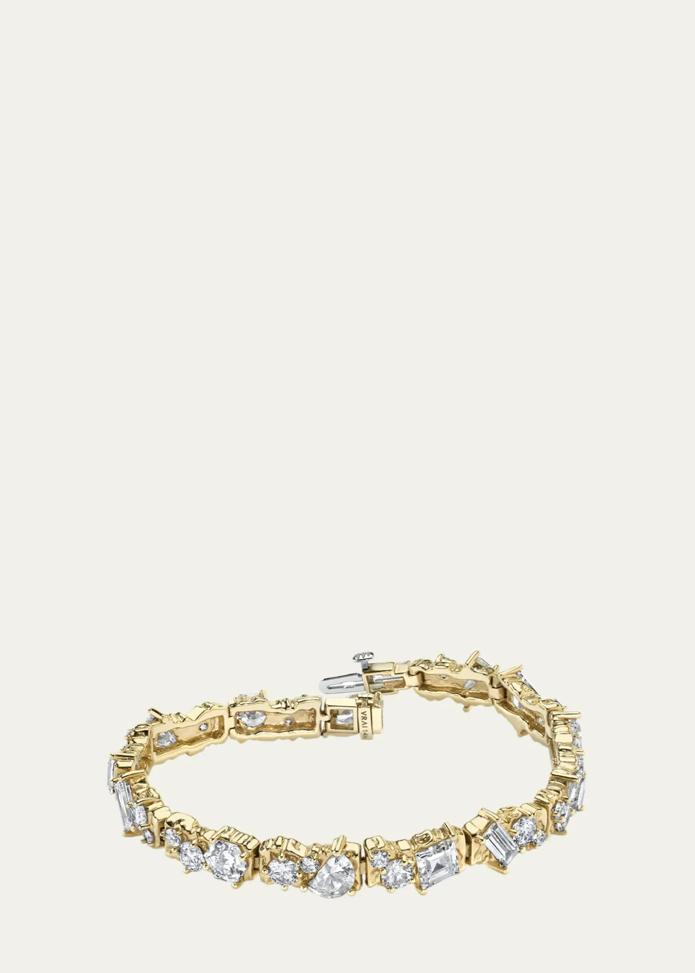 VRAI14K Gold Unity Lab Grown Diamond Bracelet, 12.30tcw