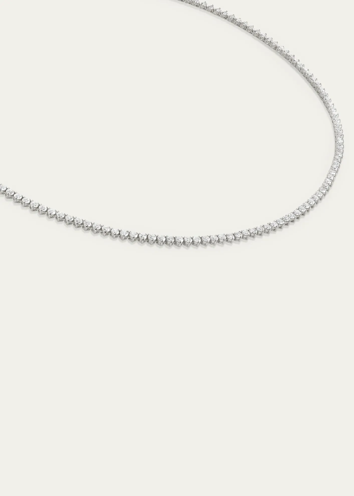 VRAILab Grown Diamond Tennis Necklace, Petite