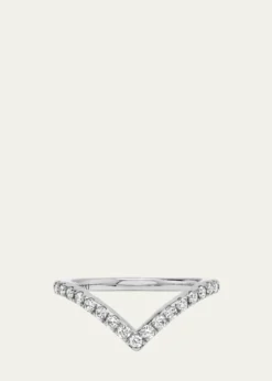 VRAIThe Signature V 14K White Gold Lab Grown Diamond Band, 0.38tcw