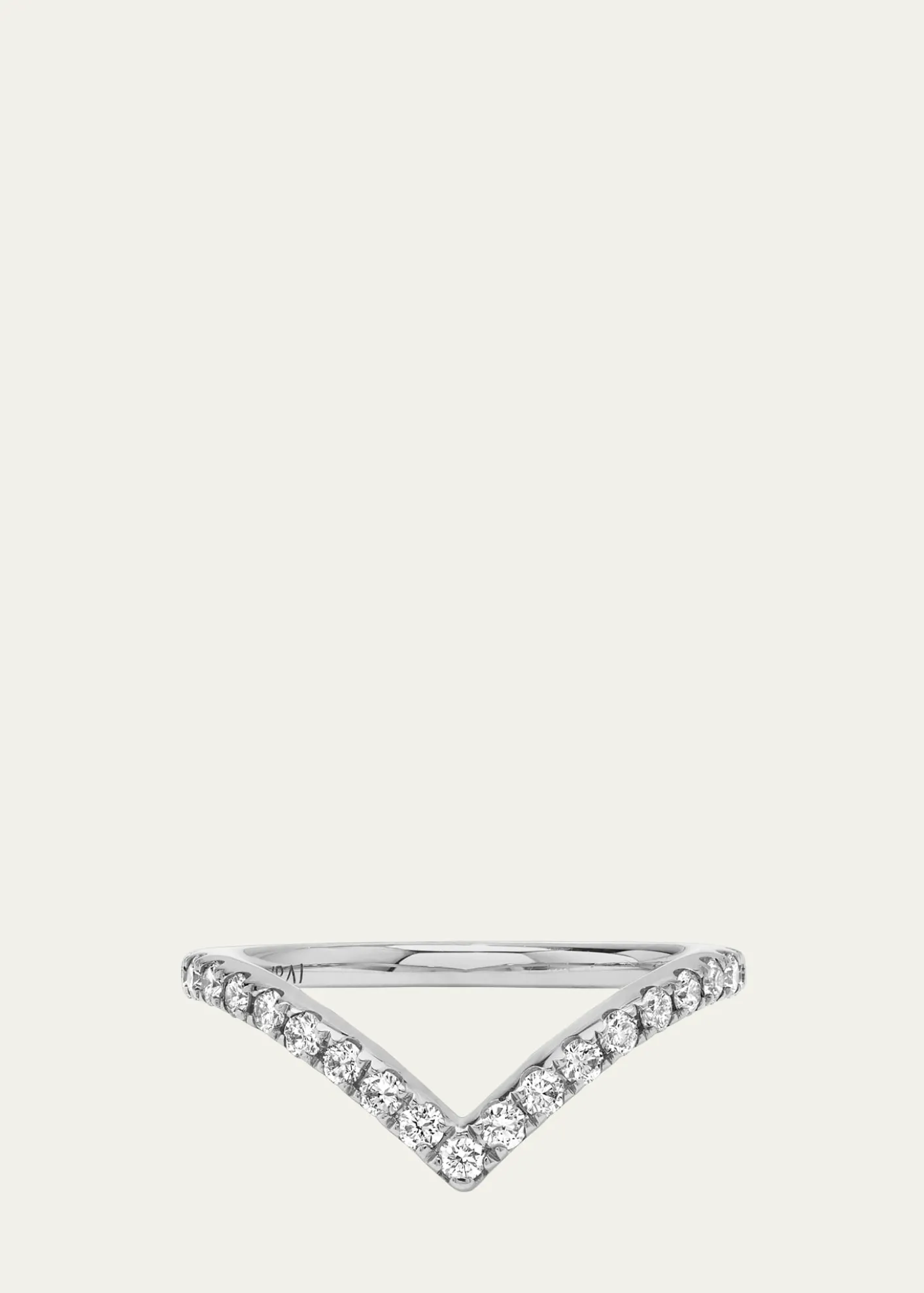 VRAIThe Signature V 14K White Gold Lab Grown Diamond Band, 0.38tcw