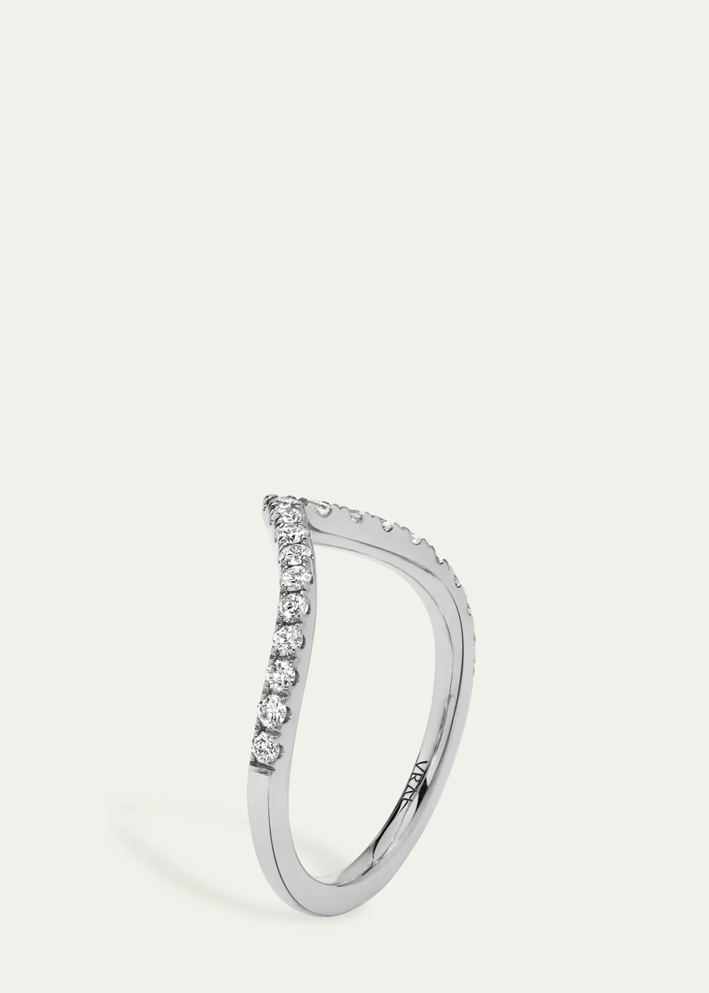VRAIThe Signature V 14K White Gold Lab Grown Diamond Band, 0.38tcw