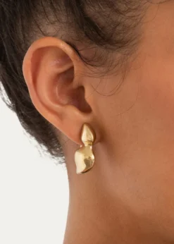 Vram18K Yellow Gold Cayrn Earrings