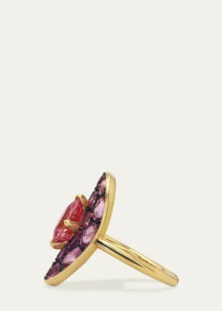 Vram18K Pink Sapphire Ring