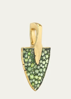 Vram18K Vyv Green Sapphire Pendant