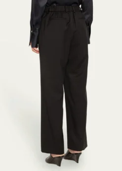 WE-AR4Pleated Boyfriend Pants
