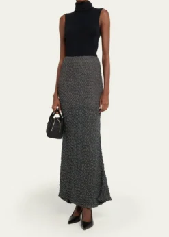 WE-AR4The Ivy 22 Croc-Embossed Nubuck Leather Top-Handle Bag