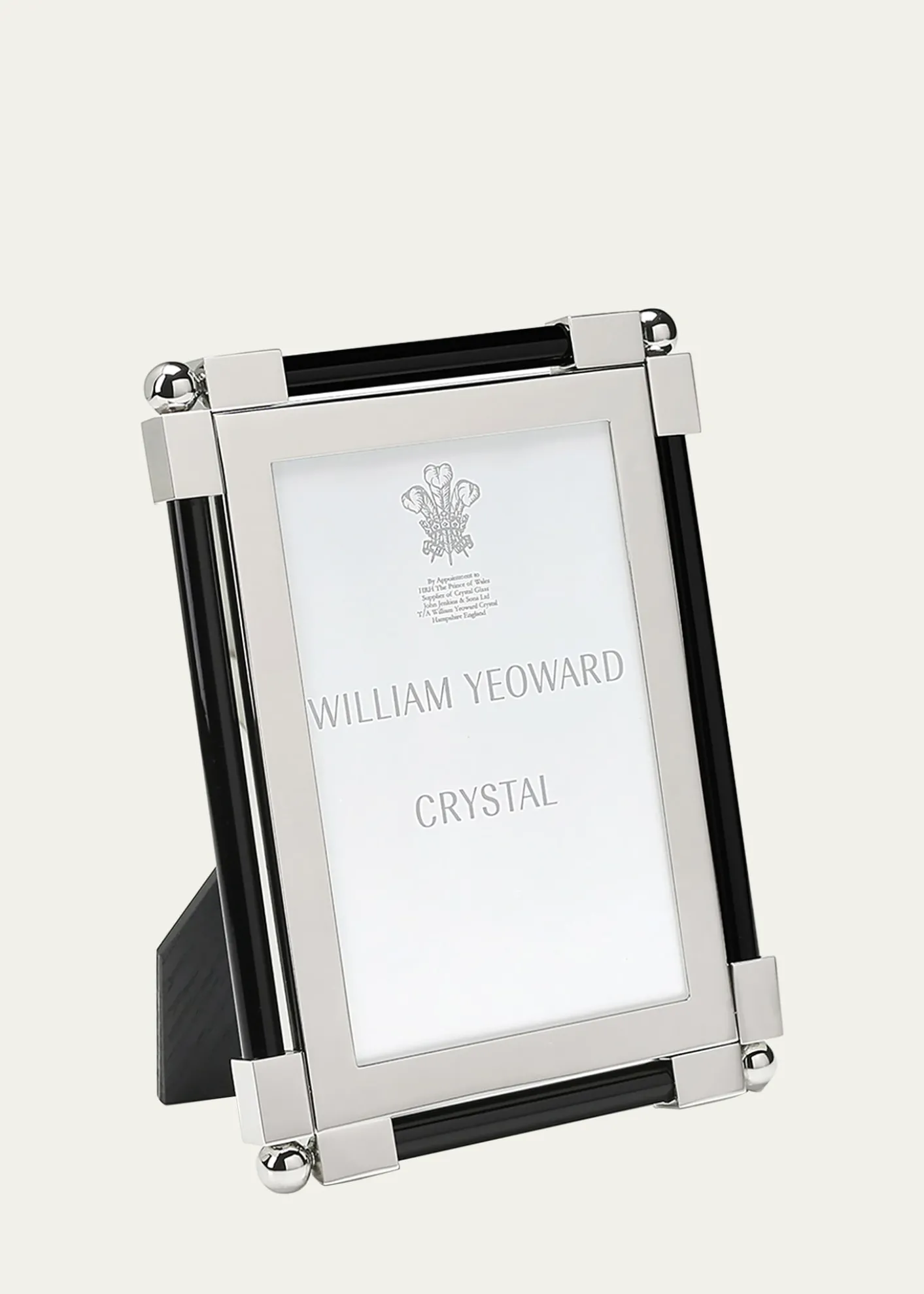 William Yeoward CrystalNew Classic Black Frame, 4 x 6